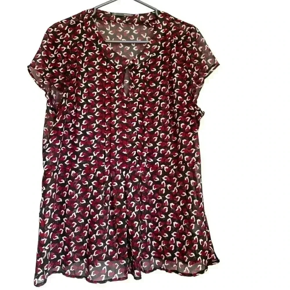 Smart Set  semi sheer tunic, XL, EUC